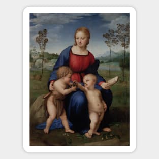 Madonna of the Goldfinch by Raphael Magnet